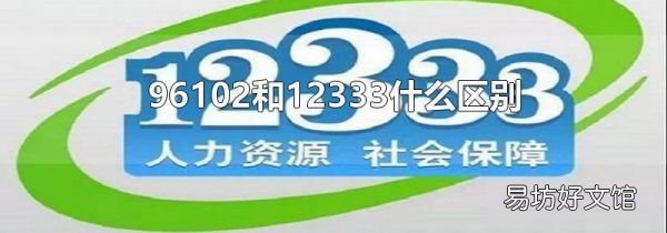 96102和12333什么区别