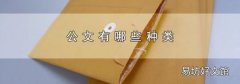 公文有哪些种类