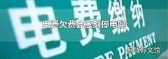 电费欠费会立刻停电吗
