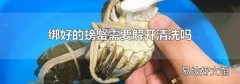绑好的螃蟹需要解开清洗吗