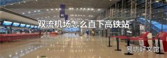 双流机场怎么直下高铁站