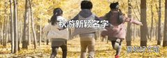 秋游新颖名字