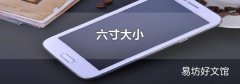 六寸大小