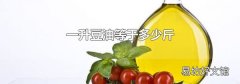 一升豆油等于多少斤