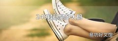 245鞋碼是多大碼