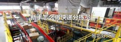 新手怎么做快遞分揀員