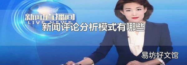 新闻评论分析模式有哪些