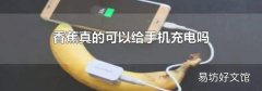 香蕉真的可以给手机充电吗