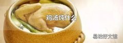鸡汤炖什么