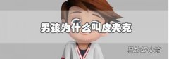 男孩為什么叫皮夾克
