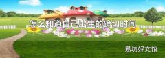 怎么知道自己出生的确切时间