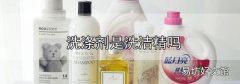 洗滌劑是洗潔精嗎