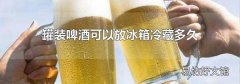 罐装啤酒可以放冰箱冷藏多久