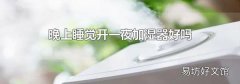 晚上睡覺開一夜加濕器好嗎