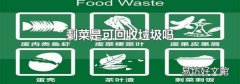 剩菜是可回收垃圾嗎