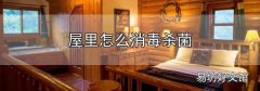屋里怎么消毒杀菌