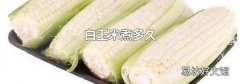 白玉米煮多久