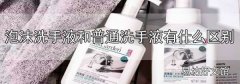 泡沫洗手液和普通洗手液有什么區別