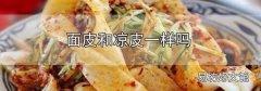 面皮和涼皮一樣嗎