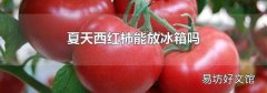 夏天西紅柿能放冰箱嗎