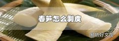春筍怎么剝皮