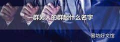 一群男人的群起什么名字