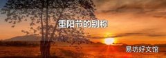 重陽節的別稱