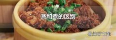 蒸和煮的區別