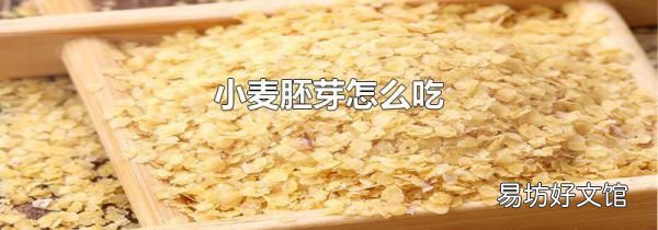 小麥胚芽怎么吃
