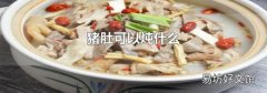 豬肚可以燉什么