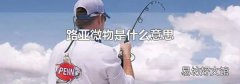 路亞微物是什么意思