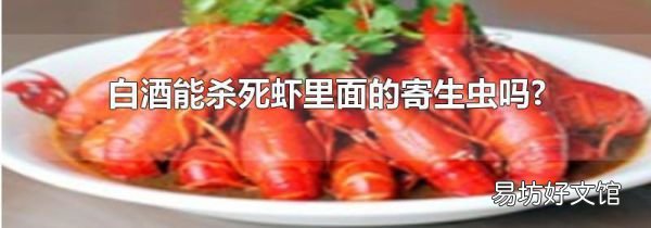 白酒能殺死蝦里面的寄生蟲嗎?