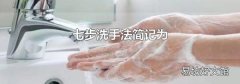 七步洗手法簡記為
