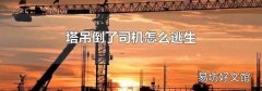 塔吊倒了司机怎么逃生