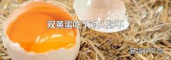 雙黃蛋吃了對人好不