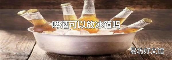 啤酒可以放冰箱嗎