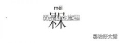 槑是什么意思