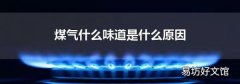 煤氣什么味道是什么原因
