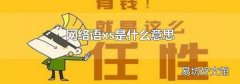 网络语xs是什么意思