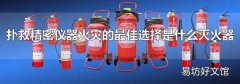 撲救精密儀器火災的最佳選擇是什么滅火器