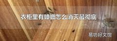 衣柜里有蟑螂怎么消滅最徹底