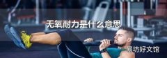 无氧耐力是什么意思