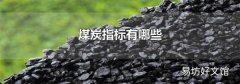 煤炭指標有哪些
