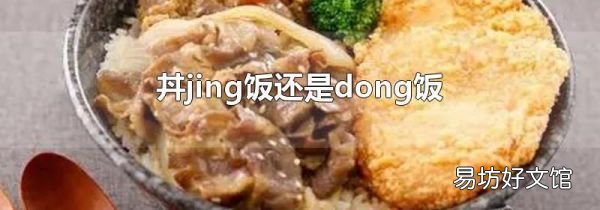 丼jing飯還是dong飯