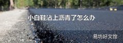 小白鞋沾上瀝青了怎么辦