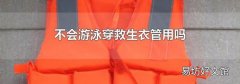 不會游泳穿救生衣管用嗎