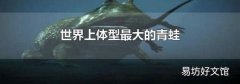 世界上體型最大的青蛙