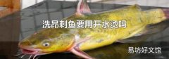 洗昂刺魚要用開水燙嗎