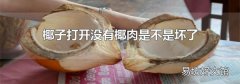 椰子打開沒有椰肉是不是壞了