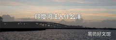 印度河注入什么洋